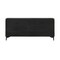 Homeroots 63" Black Six Drawer Double Dresser 518622 - alternate 1