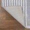 Jonathan Y Ariana MidCentury Art Deco Striped Arches Two-Tone High-Low Blue/White 2 ft. x 8 ft. Runner Rug SND100C-28 - alternate 7