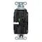 Hubbell Wiring Device-Kellems Straight Blade Receptacle, 5-15R, 15 A, 125V AC, 2 Pole, 3 Wire, Surface Mount, Grounded HBL2172STGNTR - alternate 3