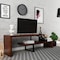 Leisuremod Orford TV Stand with MDF Shelves and Powder Coated Iron Legs, Walnut ORS88NW - alternate 9