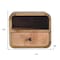 Homeroots 12" Oak Solid Wood One Drawer Floating Nightstand 653824 - alternate 13