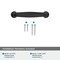 Amerock Renown 3 inch 76mm Center-to-Center Matte Black Cabinet Pull BP37395FB - alternate 5