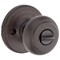 Kwikset 400CV 11P 6AL RCS K3 Entry Knob, Cove, Round 400CV11P6ALRCSK3 - alternate 4
