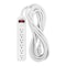 Digital Energy 6-Outlet Surge Protector Power Strip, 15 Ft.; White DE6OSP-15FT - alternate 1