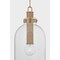 Troy Lighting Kori 9in wide 1 Light Pendant in Patina Brass F4909-PBR - alternate 5
