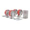 Vestil Caster Poly-on-steel Kit 6"x2" 4800 lb, PK4 H-CK4-PU6-2 - alternate 3