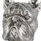 Homeroots Set of Two 6" Silver Metal Dog Decorative Bookends, 2PK 392137 - alternate 9