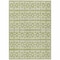 Homeroots 9' X 12' Sage And Ivory Geometric Washable Indoor Outdoor Area Rug 613751 - alternate 7