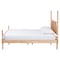 Baxton Studio Caliana Bobbin Four-Poster Platform Bed, Queen, Natural Brown 264-14395-ZORO - alternate 8