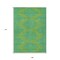 Homeroots 9' X 12' Green And Aqua Geometric Washable Indoor Outdoor Area Rug 598738 - alternate 8