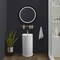 Whitehaus Collection Britannia Freestanding Cylindrical Shaped Bathroom Basin with Single Faucet Hole Drill B-GTE - alternate 5