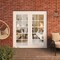 Vdomdoors Front Exterior Prehung Metal-Plastic Double Doors Clear Glass / MANUX 8100 White Silk / Office Comm MANUX8100DEXD-WS-W72xH80-RH-I - alternate 4