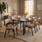 Leisuremod Teres Leather Dining Chair, Steel Legs & Poplar Wood Core, 4PK TC19TP4 - alternate 8