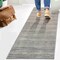 Jonathan Y Fawning Two-Tone Striped Classic Low-Pile Machine-Washable Cream/Light Gray 2 ft. x 8 ft. Runner Rug WSH304B-28 - alternate 8