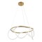 Jonathan Y Lisette 25" Contemporary Minimalist 360 Adjustable Silicone Rope Dimmable Integrated LED Chandelier,  JYL7140A - alternate 12
