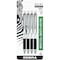 Zebra Pen Z-Grip Flight Retractable Ballpoint 1.2mm Black 4PK 21914 - alternate 1