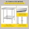 Vevor Stainless Steel Work Prep Table Commercial Worktable Food Prep 24x30x31in GZT76*60*80 - alternate 8