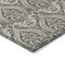 Homeroots 10' X 14' Taupe and Beige Damask Washable Non Skid Indoor Outdoor Area Rug 563897 - alternate 6