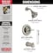 Delta Classic Monitor 13 Series Tub & Shower Trim T13420-SS - alternate 7