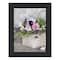 Homeroots Fresh Garden Basket Black Framed Print Wall Art 530170 - alternate 1