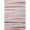 Homeroots 9' X 12' Pink Ivory And Gray Striped Washable Indoor Outdoor Area Rug 597353 - alternate 7