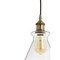 Jonathan Y Goldwater 7.5 in. Adjustable Drop Metal/Glass LED Pendant, Brass Gold JYL3514A - alternate 11