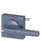 Siemens handle with masking plate standard illuminated size 100x 100 for shaft 10x 8UD1851-3CD01 - alternate 1