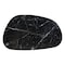 Homeroots 54" Black Genuine Marble and Wood Free Form Coffee Table 565078 - alternate 8