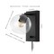 Jonathan Y Hugo 6 in. 1-Light Minimalist Modern Plug-In or Hardwired Adjustable Iron LED Wall Sconce w/Rotary D JYL7567A - alternate 7