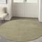 Homeroots 8' Green And Gold Round Abstract Indoor Outdoor Area Rug 572567 - alternate 8