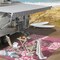 Jonathan Y Zinnia Modern Floral Textured Weave Fuchsia/Light Gray 5 ft Round Indoor/Outdoor Area Rug SMB110F-5R - alternate 8