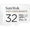 Sandisk High Endurance 32 GB microSD - 100 MB/s Read - 40 MB/s Write - 2 Year Warranty SDSQQNR032GAN6IA - alternate 1