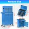 Wrightmaster 5-Drawer Rolling Tool Chest Combo with Wheels, Detachable Storage Cabinet and Double Locking System ZoroT245D385L - alternate 5