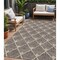 Homeroots 5' X 8' Brown And Beige Geometric Washable Indoor Outdoor Area Rug 594696 - alternate 1