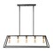 Jonathan Y Floyd 38" 5-Light Bohemian Farmhouse Iron Adjustable LED Pendant, Black/Brass Gold JYL7521D - alternate 12