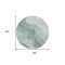 Homeroots 8' Teal Blue And Aqua Round Abstract Washable Indoor Outdoor Area Rug 611389 - alternate 9