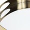 Homeroots 15in Gold And Mirrored Glass Round Metal Tray With Handles 376026 - alternate 3