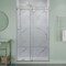 Anzzi 48in x 76in Frameless Shower Door with Sliding in Brushed Nickel with Tsunami Tempered Clear Glass SD-FRLS06101BN - alternate 1