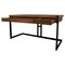 Homeroots 60" Brown And Black Acacia Solid Wood Executive Desk With Three Drawers 489174 - alternate 5