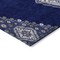 Homeroots 9' X 12' Navy Blue Gray And Brown Oriental Washable Indoor Outdoor Area Rug 598428 - alternate 7