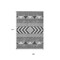 Homeroots 9' X 12' Gray Charcoal And Silver Southwestern Washable Indoor Outdoor Area Rug 613913 - alternate 8