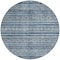 Homeroots 8' Blue And Gray Round Oriental Washable Indoor Outdoor Area Rug 616336 - alternate 5