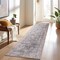 World Rug Gallery Vintage Inspired Machine Washable Non Slip Runner Rug 2 ft 6 in x 10 ft Charcoal 6029CHARCOAL2X10 - alternate 1