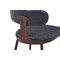 Leisuremod Dilenny Faux Leather Dining Chair - Modern Padded Side Chair with Steel Legs DC49BL - alternate 7