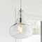 Jonathan Y Ferano 9" Adjustable Metal/Glass LED Pendant, Chrome JYL3519A - alternate 10