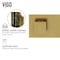 Vigo Titus Two Handle Single-Hole Wall Mount Bathroom Faucet in Matte Brushed Gold VG05002MG - alternate 5