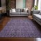 Homeroots 3' X 5' Purple And Green Floral Washable Indoor Outdoor Area Rug 564359 - alternate 7