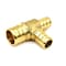 Thrifco Plumbing 3/4" x 1/2" x 1/2" Brass Reducing Tee Lead Free F1807 - (PEX B) 7910233 - alternate 5