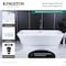 Kingston Brass 71-Inch Acrylic Oval Rectangular Double Ended Pedestal Tub with Drain, No Faucet Drillings VTDE713524C418 - alternate 6