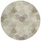 Homeroots 8' Beige Green And Ivory Round Polka Dot Washable Indoor Outdoor Area Rug 594210 - alternate 8